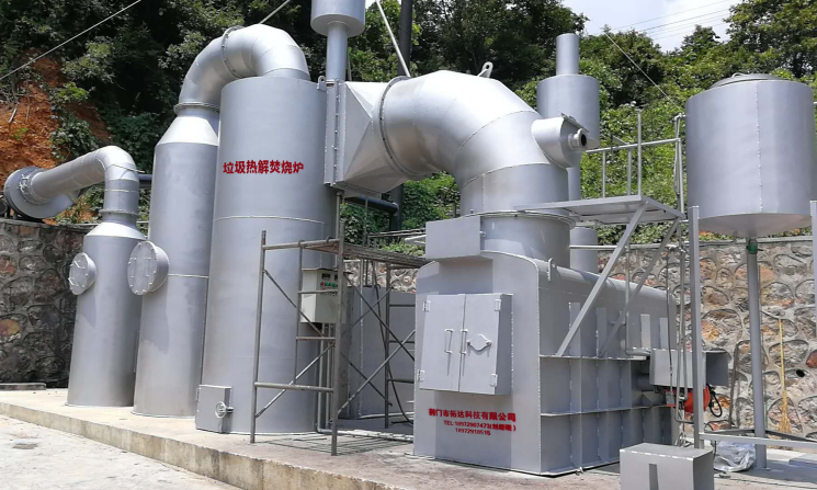 城市垃圾热解催化系统